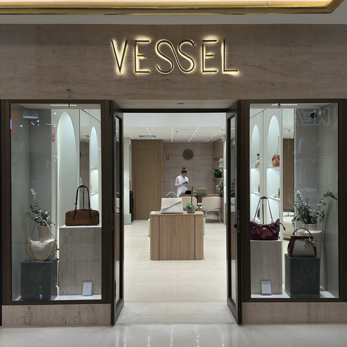 Fachada da loja VESSEL no Iguatemi Campinas